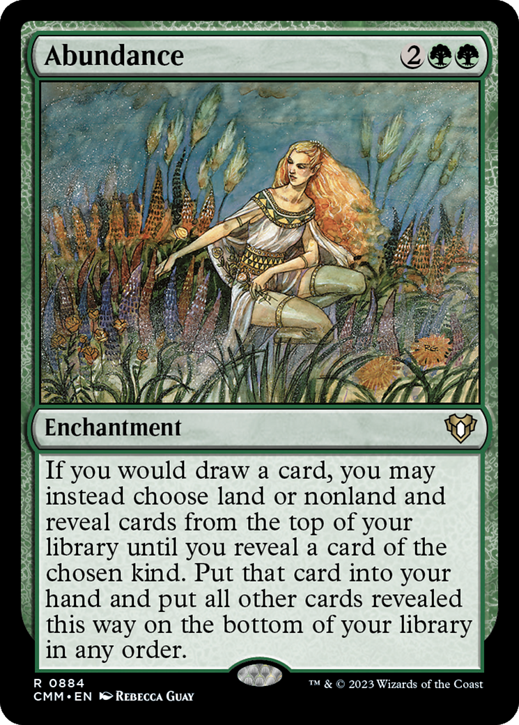 Abundance [Commander Masters] | Jomio and Rueliete's Cards and Comics