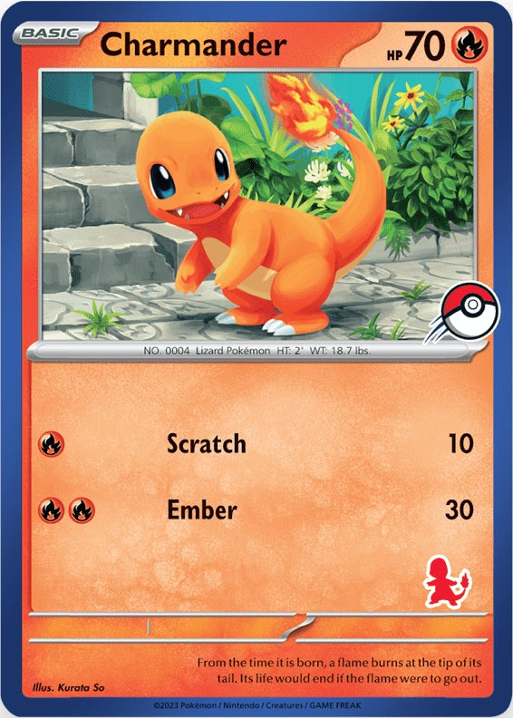 Charmander (Blue Border) [My First Battle] | Jomio and Rueliete's Cards and Comics