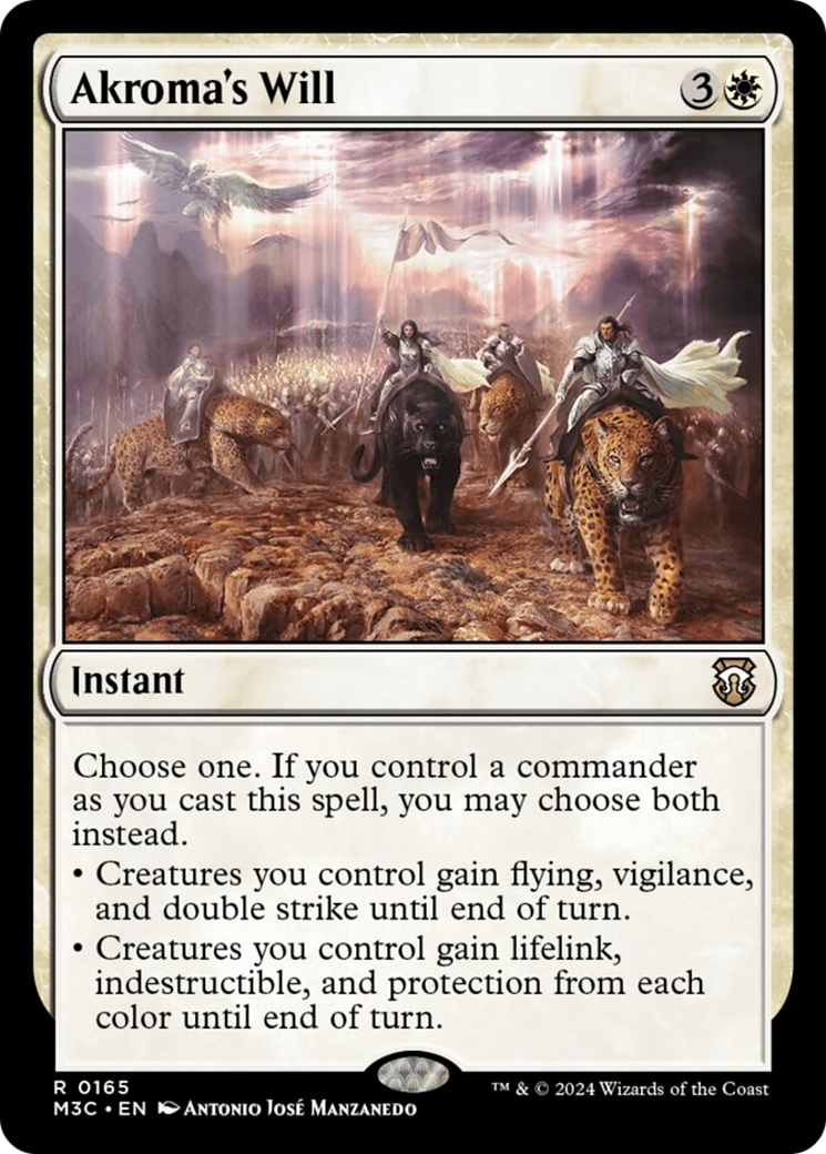 Akroma's Will [Modern Horizons 3 Commander] | Jomio and Rueliete's Cards and Comics