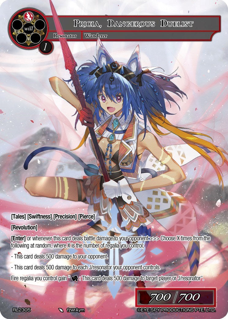 Pricia, Dangerous Duelist (RL2305) [Promo Cards] | Jomio and Rueliete's Cards and Comics