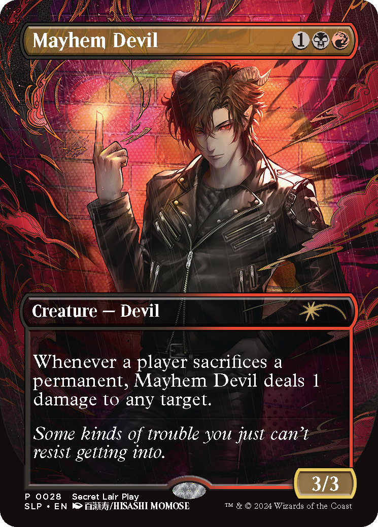 Mayhem Devil [Secret Lair Showdown] | Jomio and Rueliete's Cards and Comics