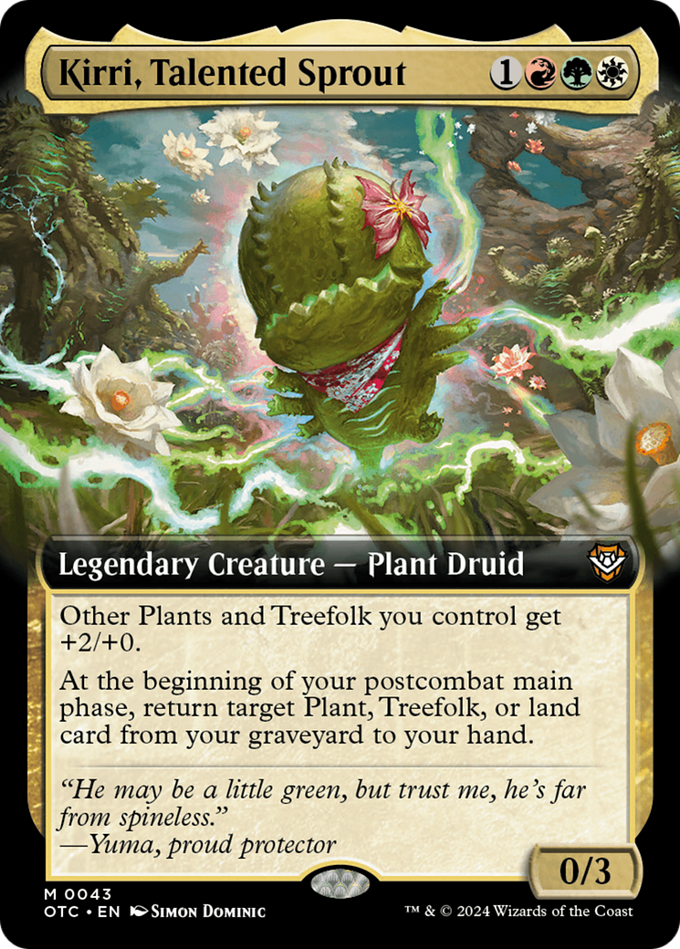 Kirri, Talented Sprout (Extended Art) [Outlaws of Thunder Junction Commander] | Jomio and Rueliete's Cards and Comics