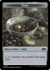 Mouse // Food (0013) Double-Sided Token [Wilds of Eldraine Tokens] | Jomio and Rueliete's Cards and Comics