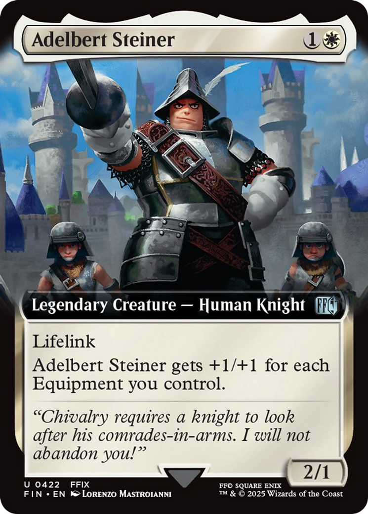 Adelbert Steiner (Extended Art) [FINAL FANTASY] | Jomio and Rueliete's Cards and Comics