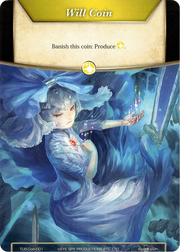 Will Coin - Coin-001 - Refrain (TUS-Coin-001) [The Underworld of Secrets] | Jomio and Rueliete's Cards and Comics
