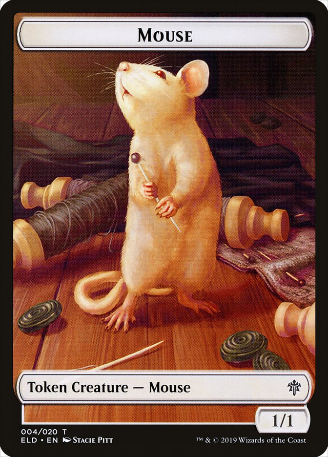 Mouse Token [Throne of Eldraine Tokens] | Jomio and Rueliete's Cards and Comics