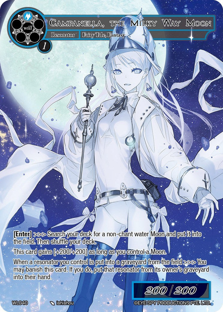 Campanella, the Milky Way Moon (WL040) [Promo Cards] | Jomio and Rueliete's Cards and Comics