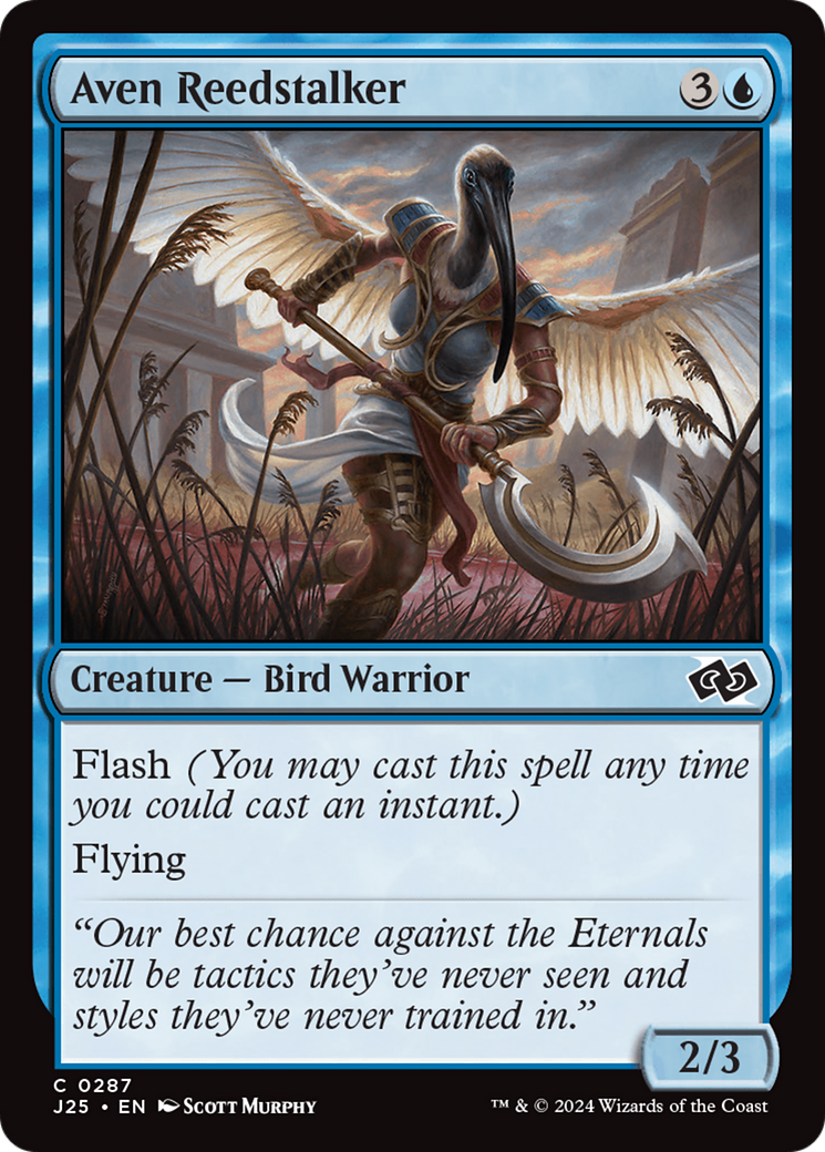 Aven Reedstalker [Foundations Jumpstart] | Jomio and Rueliete's Cards and Comics
