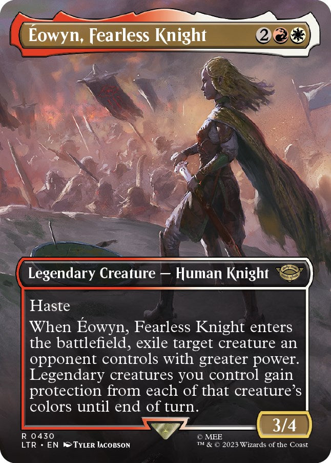 Eowyn, Fearless Knight (Borderless Alternate Art) [The Lord of the Rings: Tales of Middle-Earth] | Jomio and Rueliete's Cards and Comics