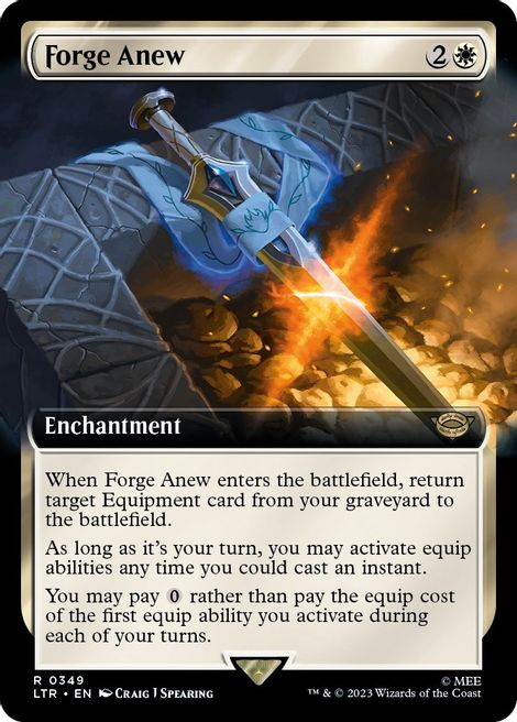 Forge Anew (Extended Art) [The Lord of the Rings: Tales of Middle-Earth] | Jomio and Rueliete's Cards and Comics