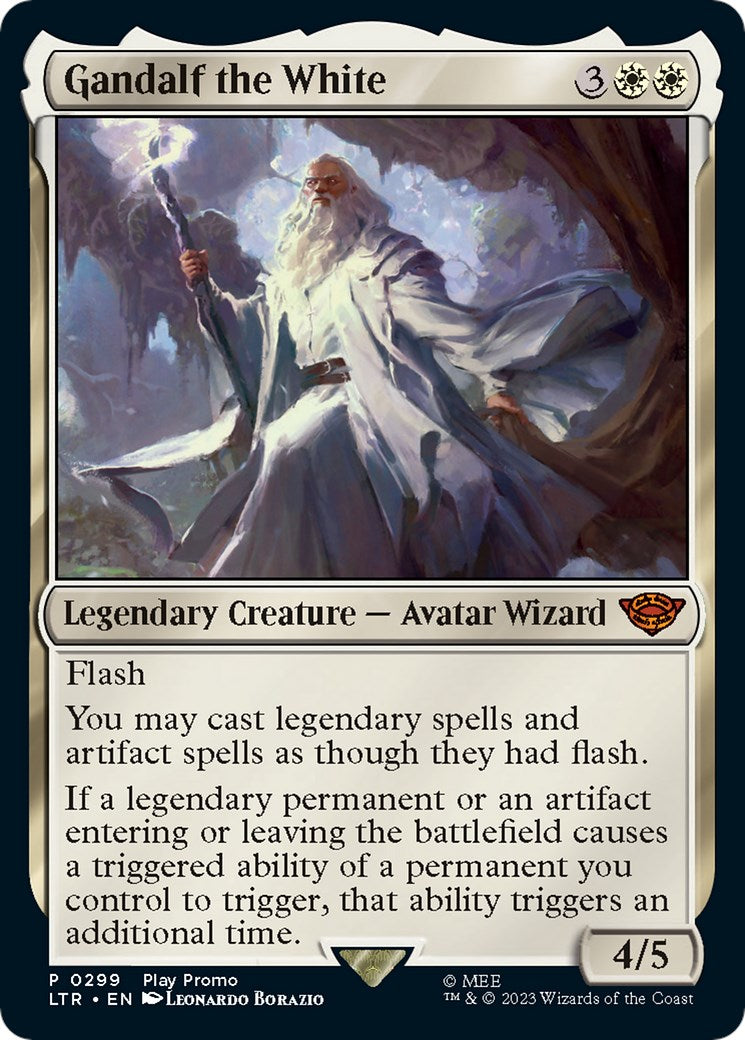 Gandalf the White (Play Promo) [The Lord of the Rings: Tales of Middle-Earth] | Jomio and Rueliete's Cards and Comics