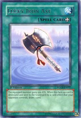 Lucky Iron Axe [FOTB-EN037] Rare | Jomio and Rueliete's Cards and Comics