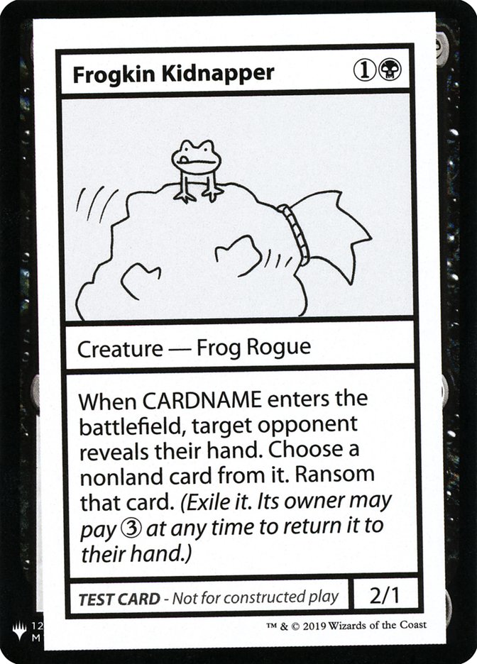 Frogkin Kidnapper [Mystery Booster Playtest Cards] | Jomio and Rueliete's Cards and Comics