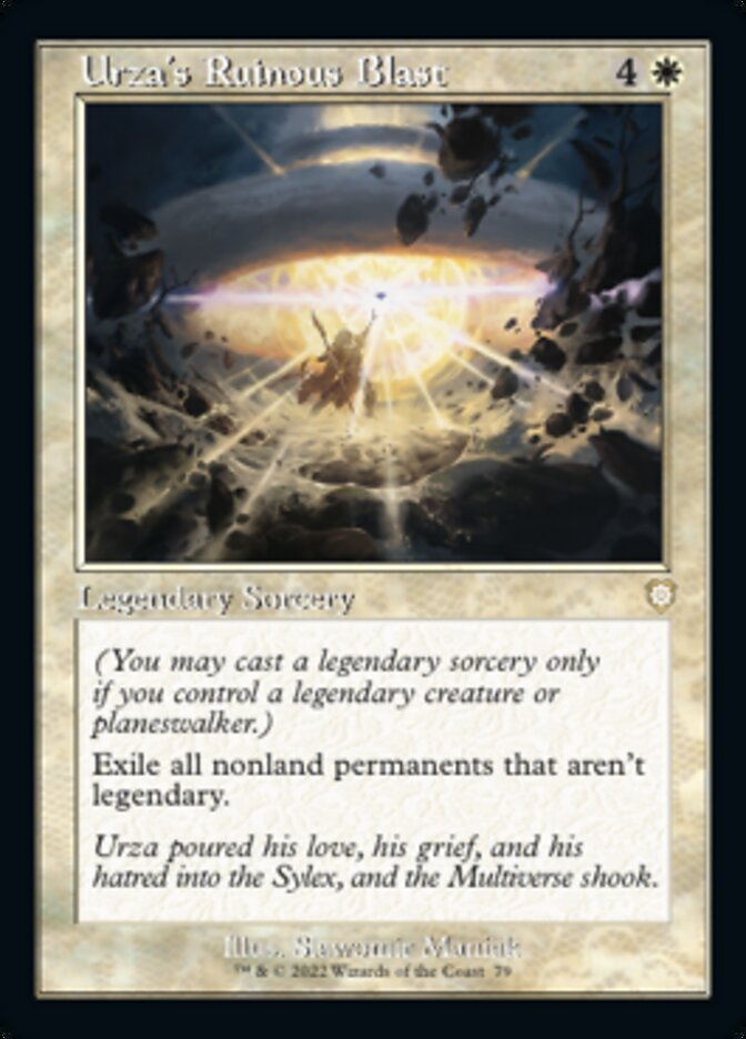 Urza's Ruinous Blast (Retro) [The Brothers' War Commander] | Jomio and Rueliete's Cards and Comics