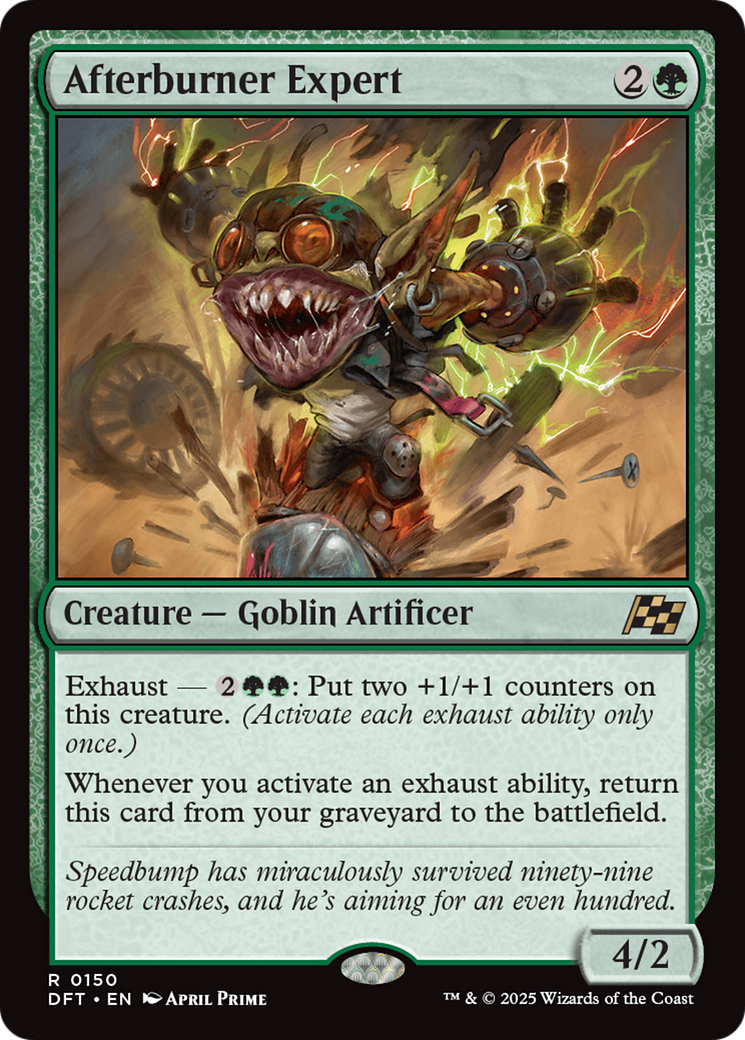 Afterburner Expert [Aetherdrift] | Jomio and Rueliete's Cards and Comics