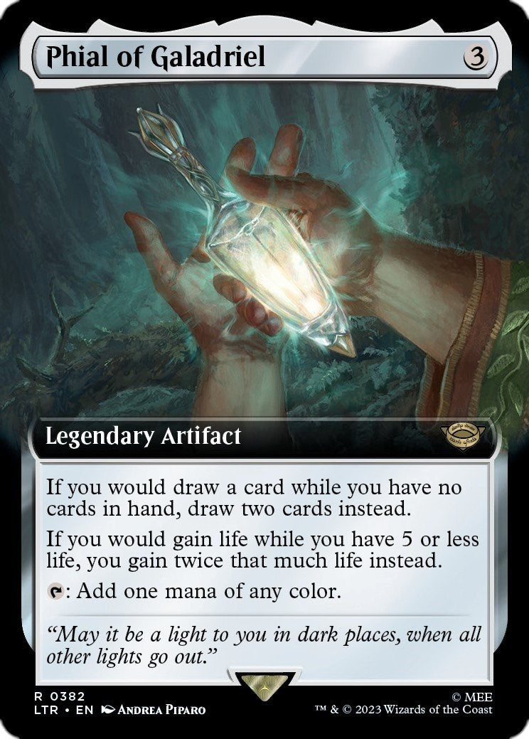 Phial of Galadriel (Extended Art) [The Lord of the Rings: Tales of Middle-Earth] | Jomio and Rueliete's Cards and Comics