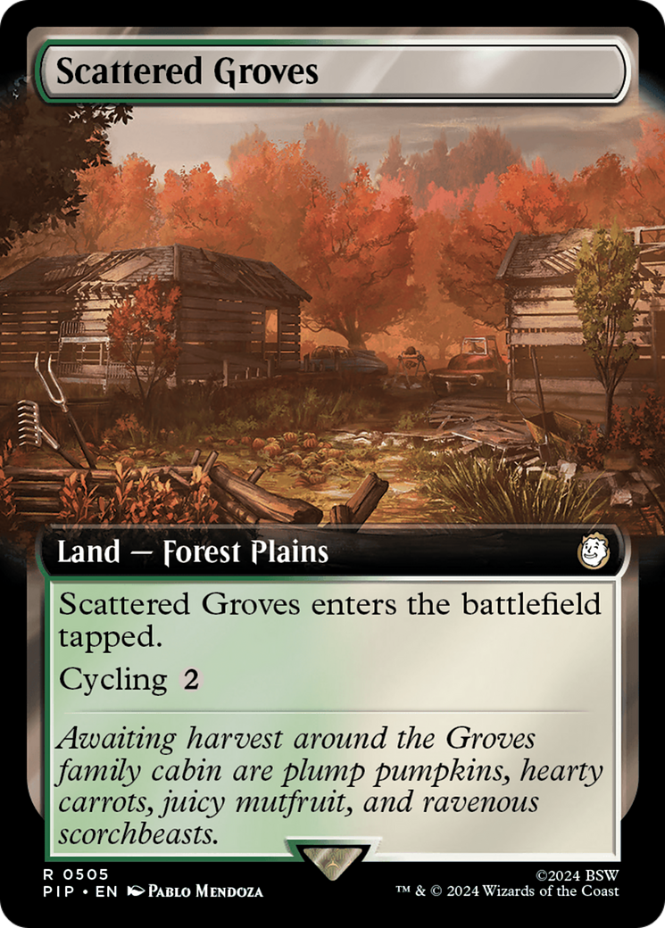 Scattered Groves (Extended Art) [Fallout] | Jomio and Rueliete's Cards and Comics