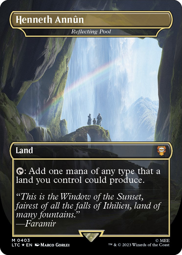 Henneth Annun - Reflecting Pool (Surge Foil Realms and Relics) [The Lord of the Rings: Tales of Middle-Earth Commander] | Jomio and Rueliete's Cards and Comics