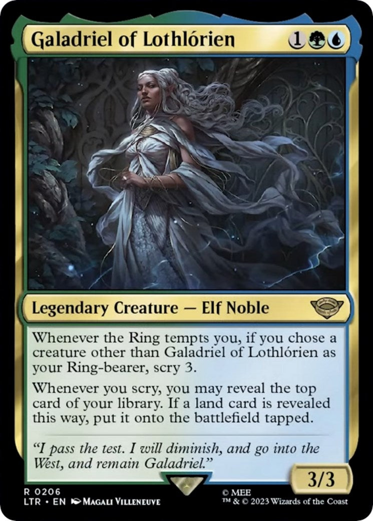Galadriel of Lothlorien [The Lord of the Rings: Tales of Middle-Earth] | Jomio and Rueliete's Cards and Comics