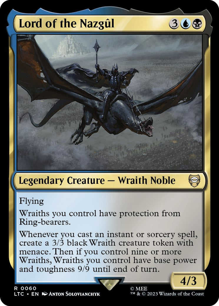 Lord of the Nazgul [The Lord of the Rings: Tales of Middle-Earth Commander] | Jomio and Rueliete's Cards and Comics