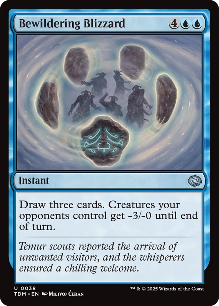 Bewildering Blizzard [Tarkir: Dragonstorm] | Jomio and Rueliete's Cards and Comics