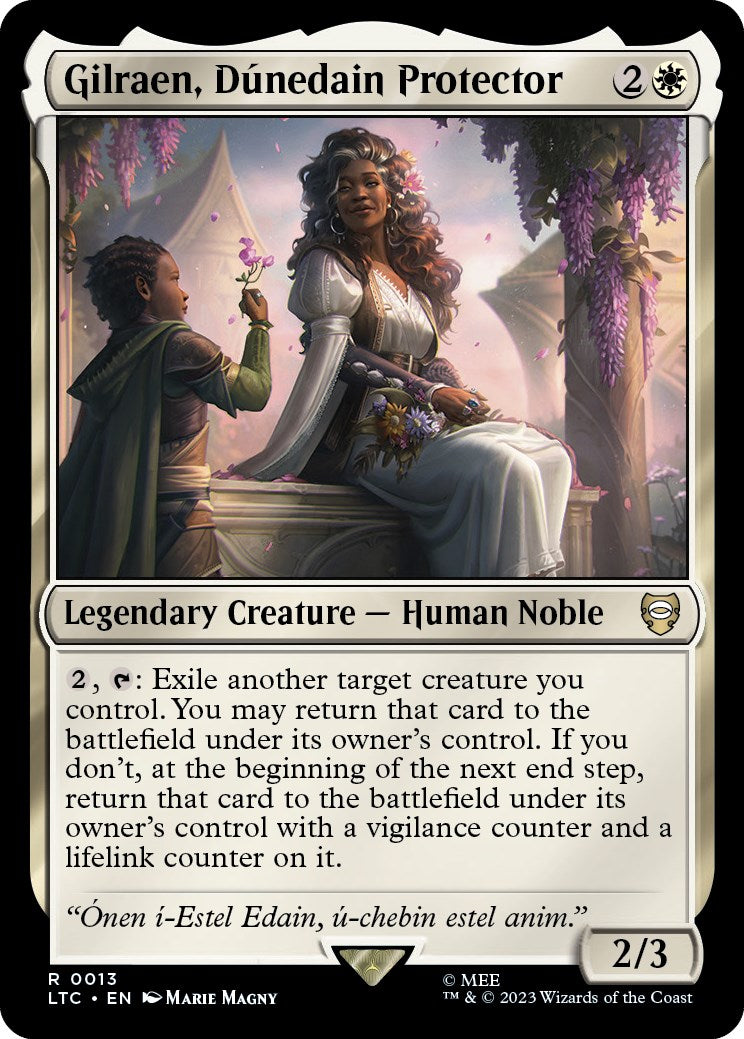 Gilraen, Dunedain Protector [The Lord of the Rings: Tales of Middle-Earth Commander] | Jomio and Rueliete's Cards and Comics