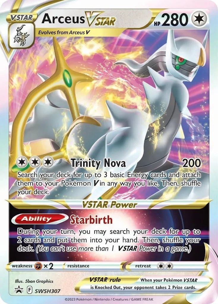 Arceus VSTAR (SWSH307) [Sword & Shield: Black Star Promos] | Jomio and Rueliete's Cards and Comics