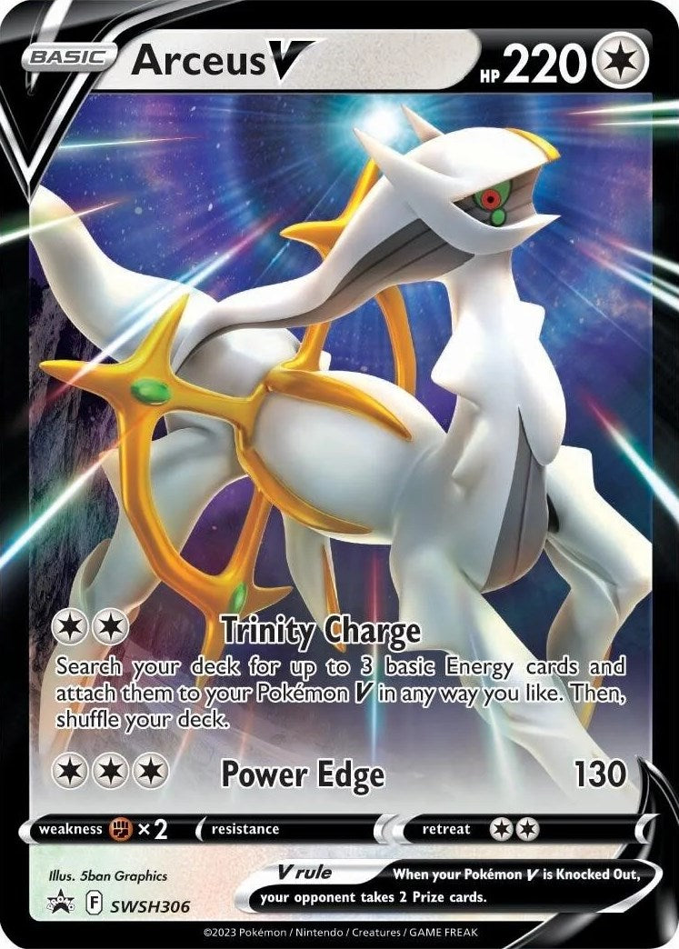 Arceus V (SWSH306) [Sword & Shield: Black Star Promos] | Jomio and Rueliete's Cards and Comics