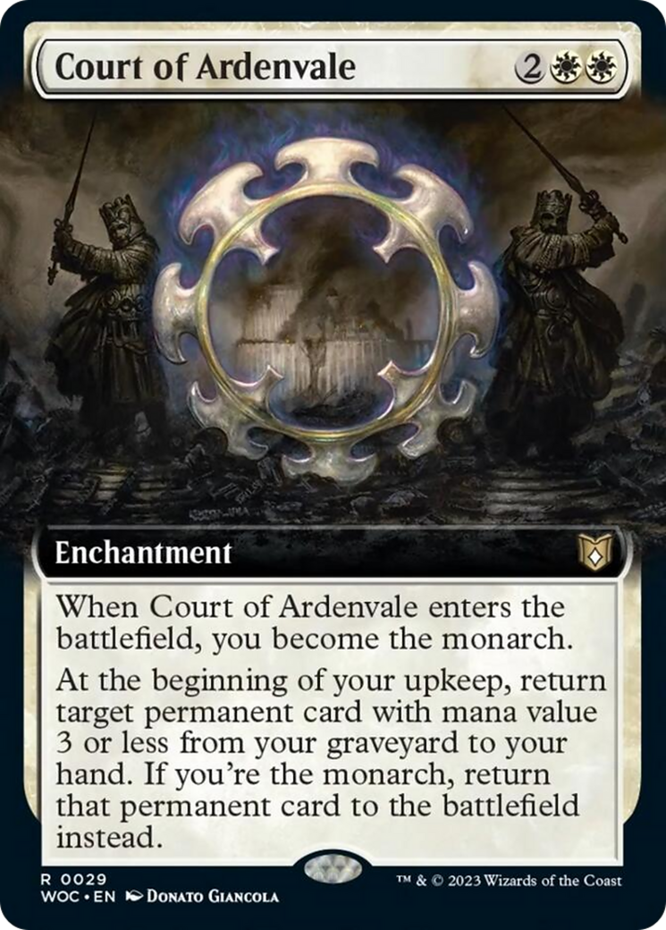 Court of Ardenvale (Extended Art) [Wilds of Eldraine Commander] | Jomio and Rueliete's Cards and Comics