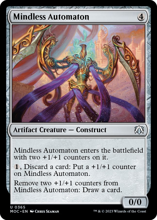Mindless Automaton [March of the Machine Commander] | Jomio and Rueliete's Cards and Comics