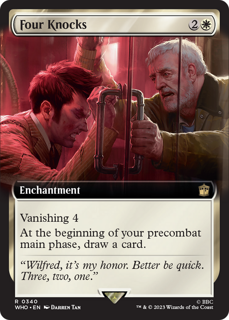 Four Knocks (Extended Art) [Doctor Who] | Jomio and Rueliete's Cards and Comics