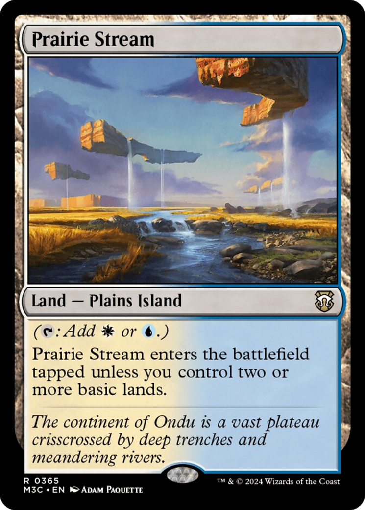 Prairie Stream (Ripple Foil) [Modern Horizons 3 Commander] | Jomio and Rueliete's Cards and Comics