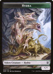 Cat Beast // Hydra Double-Sided Token [Zendikar Rising Tokens] | Jomio and Rueliete's Cards and Comics