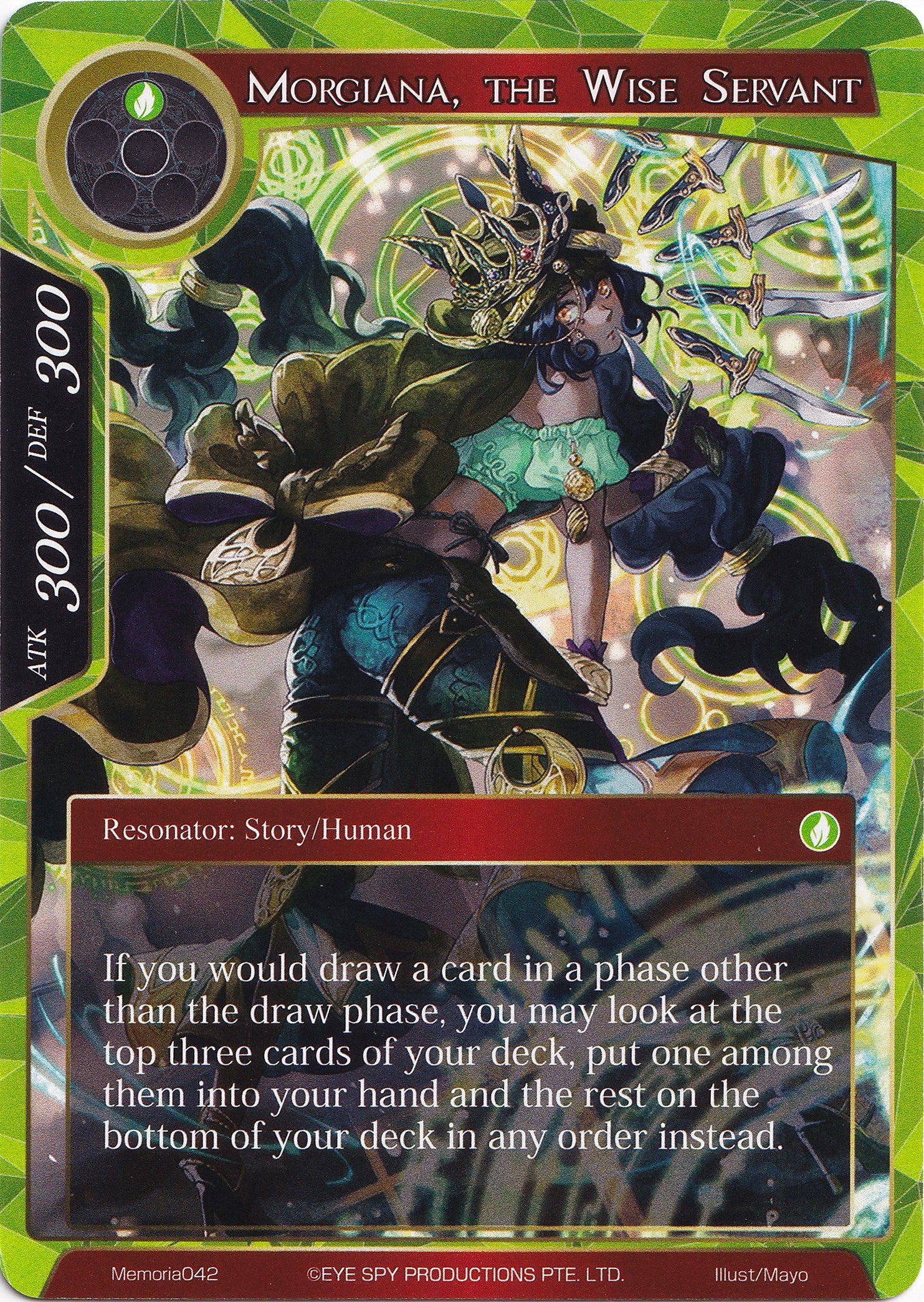 Morgiana, the Wise Servant (Memoria042) [Alice Origin Memoria Cards] | Jomio and Rueliete's Cards and Comics