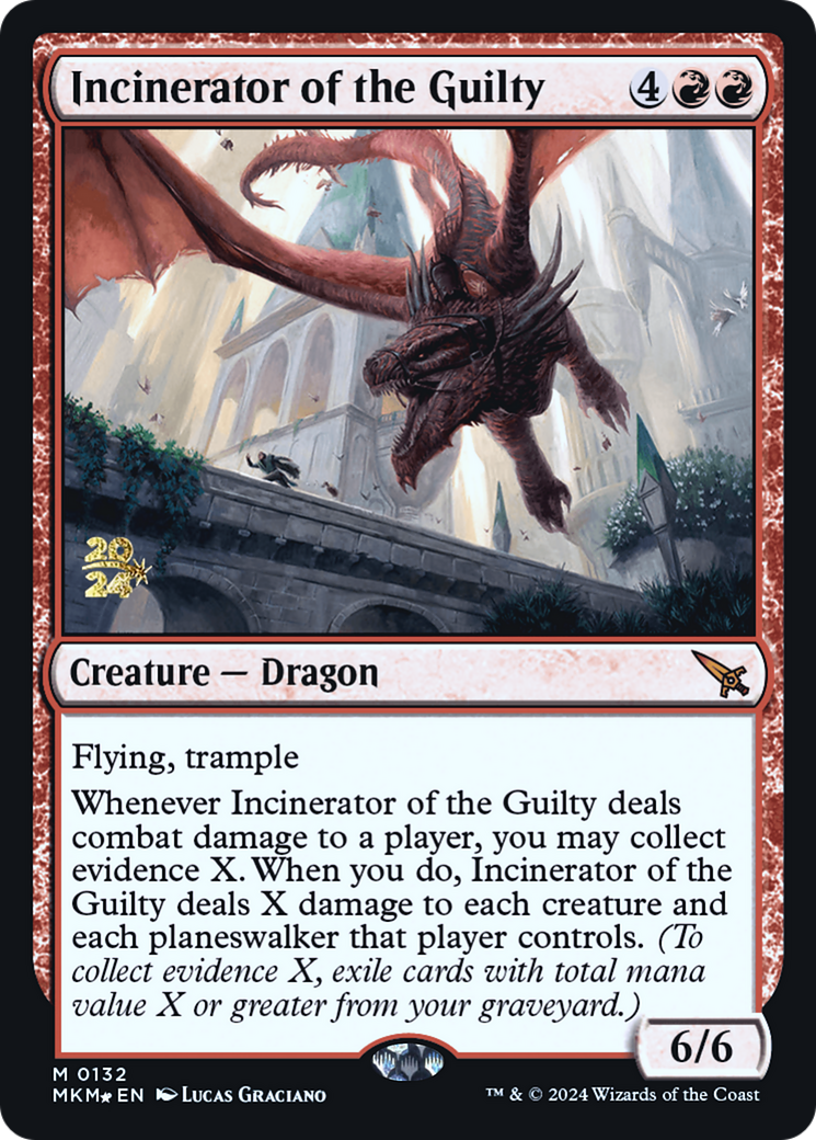 Incinerator of the Guilty [Murders at Karlov Manor Prerelease Promos] | Jomio and Rueliete's Cards and Comics