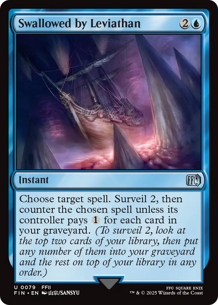 Swallowed by Leviathan [FINAL FANTASY] | Jomio and Rueliete's Cards and Comics