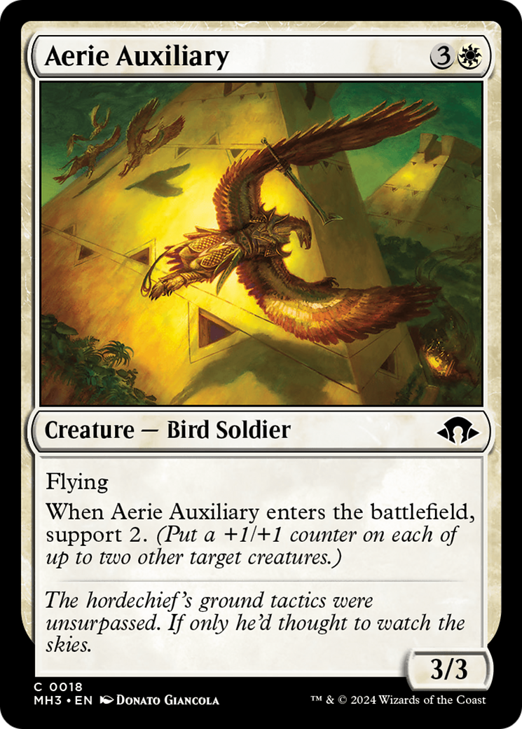 Aerie Auxiliary [Modern Horizons 3] | Jomio and Rueliete's Cards and Comics