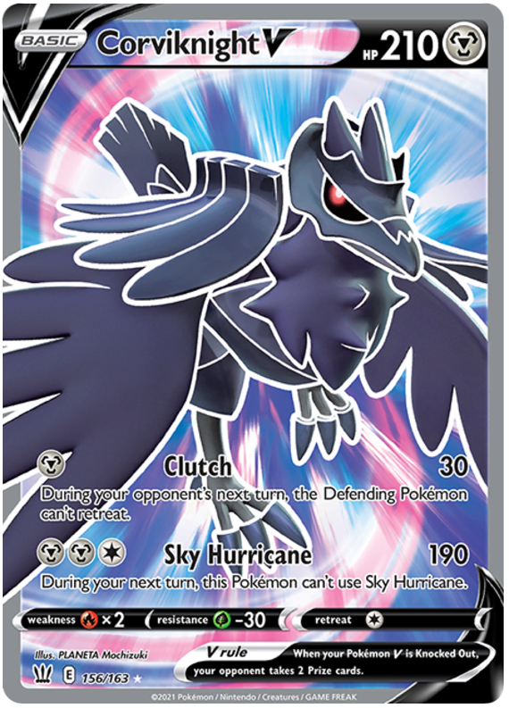 Corviknight V (156/163) [Sword & Shield: Battle Styles] | Jomio and Rueliete's Cards and Comics