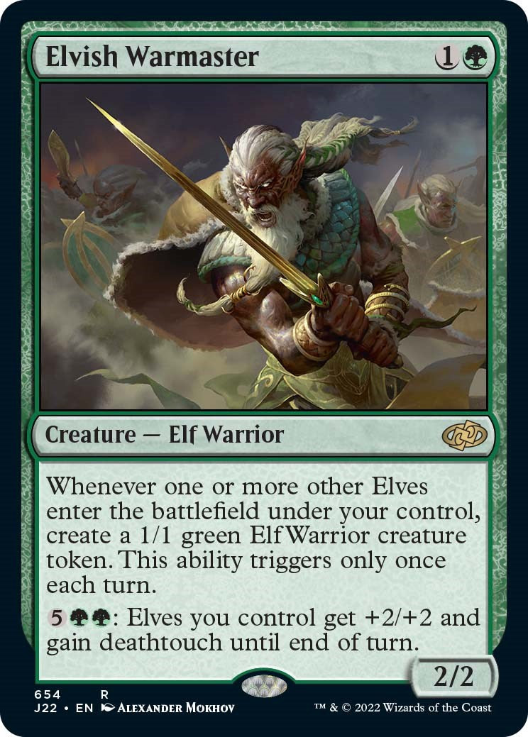 Elvish Warmaster [Jumpstart 2022] | Jomio and Rueliete's Cards and Comics