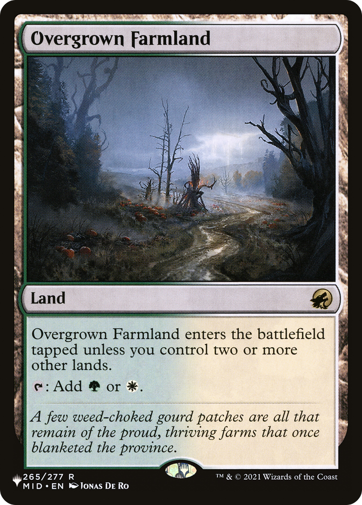 Overgrown Farmland [The List] | Jomio and Rueliete's Cards and Comics