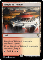 Temple of Triumph [Phyrexia: All Will Be One Commander] | Jomio and Rueliete's Cards and Comics