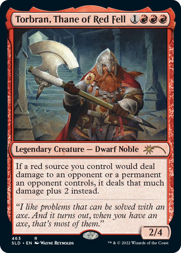 Torbran, Thane of Red Fell [Secret Lair Drop Series] | Jomio and Rueliete's Cards and Comics