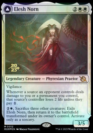 Elesh Norn // The Argent Etchings [March of the Machine Prerelease Promos] | Jomio and Rueliete's Cards and Comics