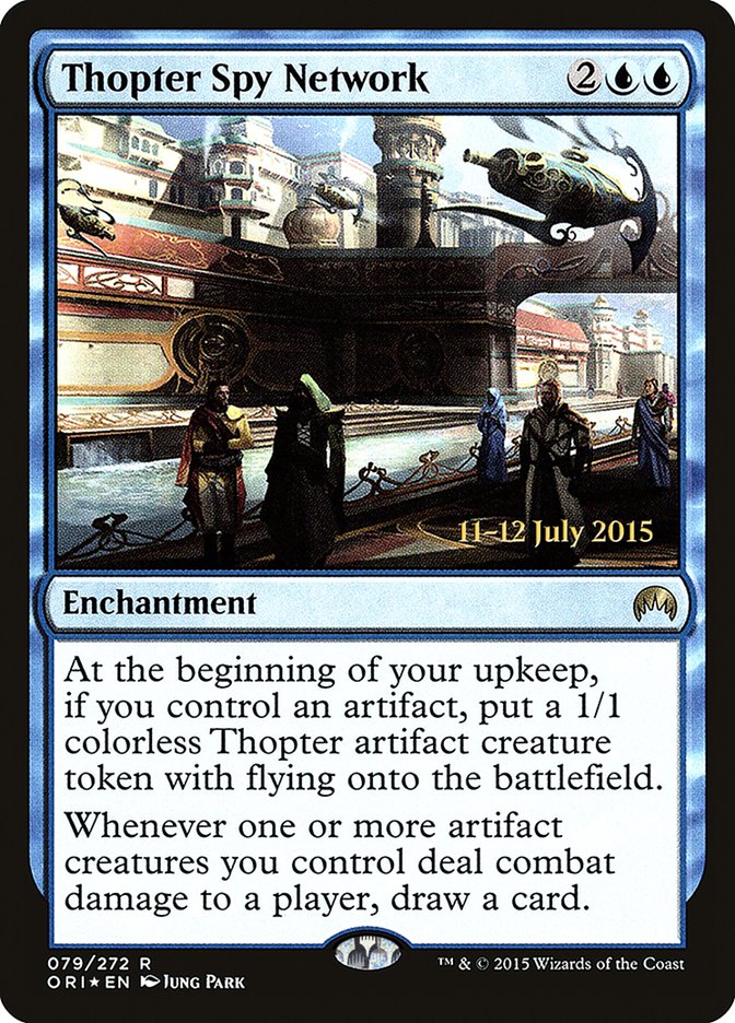 Thopter Spy Network [Magic Origins Prerelease Promos] | Jomio and Rueliete's Cards and Comics