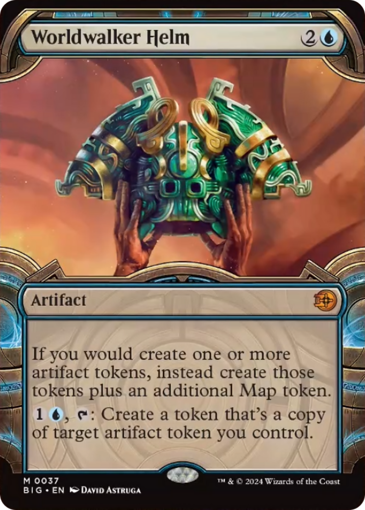 Worldwalker Helm (Showcase) [Outlaws of Thunder Junction: The Big Score] | Jomio and Rueliete's Cards and Comics