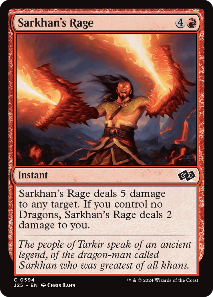 Sarkhan's Rage [Foundations Jumpstart] | Jomio and Rueliete's Cards and Comics