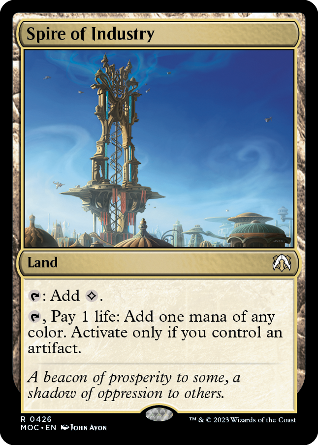 Spire of Industry [March of the Machine Commander] | Jomio and Rueliete's Cards and Comics