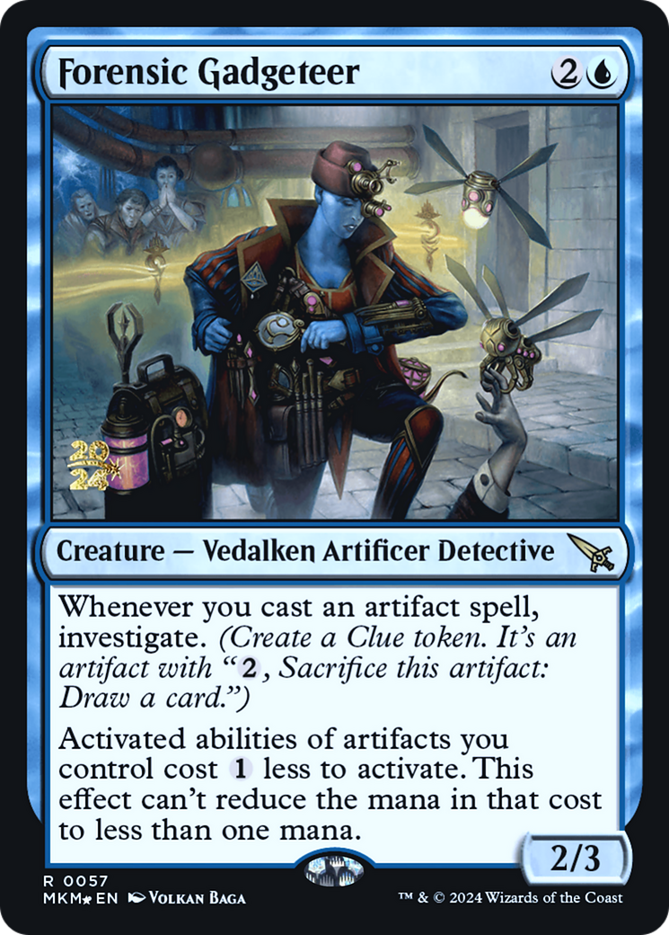 Forensic Gadgeteer [Murders at Karlov Manor Prerelease Promos] | Jomio and Rueliete's Cards and Comics