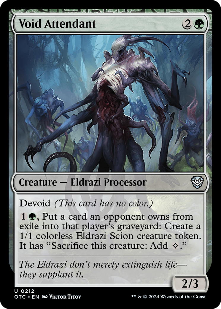 Void Attendant [Outlaws of Thunder Junction Commander] | Jomio and Rueliete's Cards and Comics