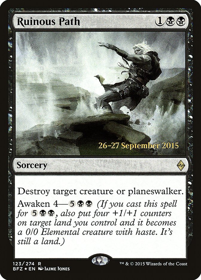 Ruinous Path [Battle for Zendikar Prerelease Promos] | Jomio and Rueliete's Cards and Comics